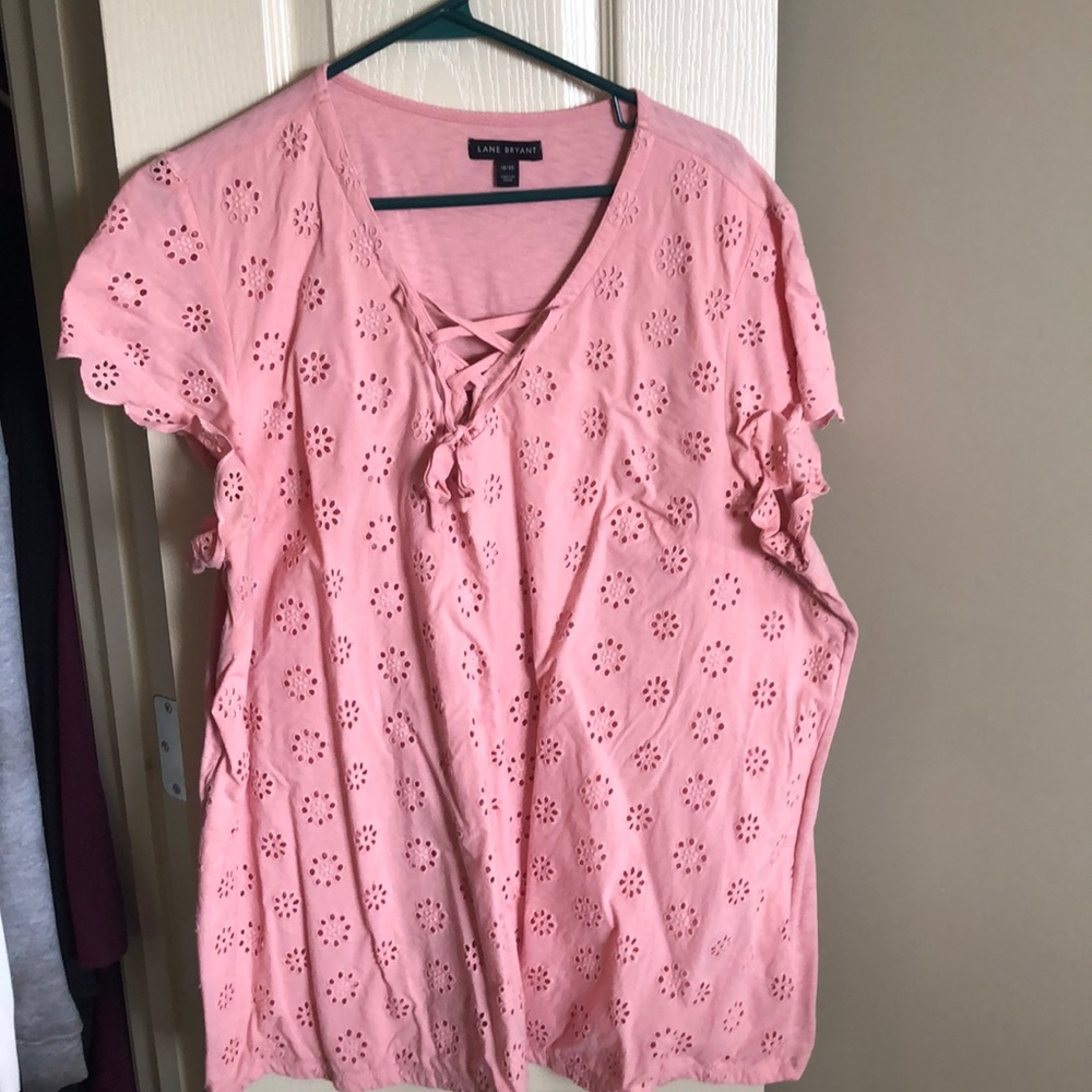 Eyelet shirt